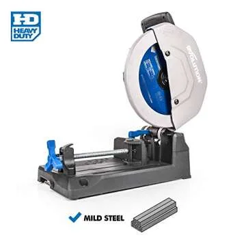 Evolution S380CPS – Heavy Duty 15 Inch Metal Cutting Chop Saw W/ 14 Inch Carbide-Tipped Blade | Pr...