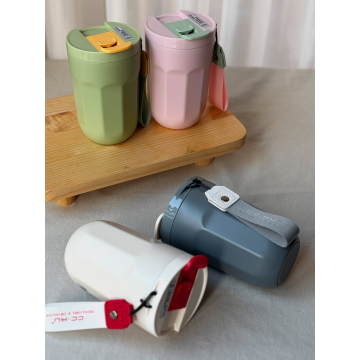 تراول ماگ دوحالته پاستلی تابستونی تراول استیل 304 دوجدا?...