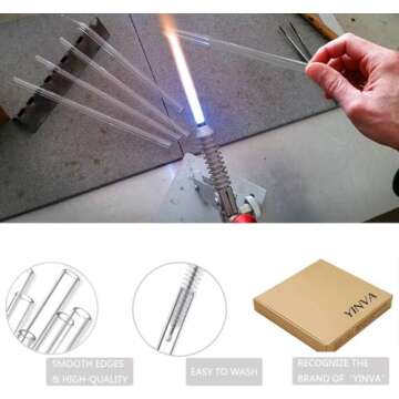 Glass Straws Drinking Reusable 20 Pack,Size 8.5''x10MM, 8.5’’x8MM and 6''x10MM,Glass Straws Shatter Resistant Including 12 Straight and 4 Bent with 4 Brushes, Reusable Glass Straws for Cocktail,Juice