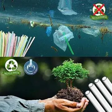 Glass Straws Drinking Reusable 20 Pack,Size 8.5''x10MM, 8.5’’x8MM and 6''x10MM,Glass Straws Shatter Resistant Including 12 Straight and 4 Bent with 4 Brushes, Reusable Glass Straws for Cocktail,Juice