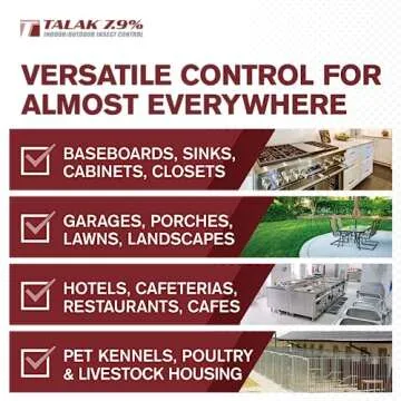 Talak 7.9% Indoor/Outdoor Insect Control - Bifenthrin Concentrate (32 Ounce) by Atticus