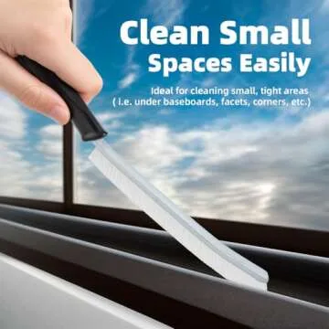 SXhyf Hard Bristle Crevice Cleaning Brush - Multifunctional Gap Cleaning Brush for Household Use, Ki...
