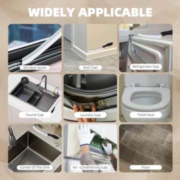 SXhyf Hard Bristle Crevice Cleaning Brush for Deep Cleaning