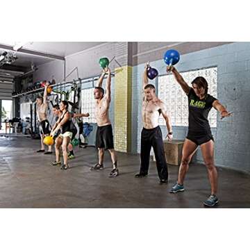RAGE Fitness Competition Kettlebell, single cast steel construction, great for cross training, develops strength, power, endurance and dynamic flexibility, 4kg/8.8-Pound