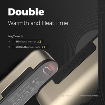 OCOOPA Rechargeable Hand Warmers - Stylish Heating Solution