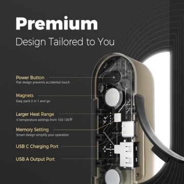 OCOOPA Rechargeable Hand Warmers - Stylish Heating Solution