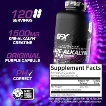 Kre-Alkalyn EFX | pH Correct Creatine Monohydrate | 240 Capsules