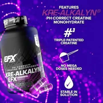 Kre-Alkalyn EFX | pH Correct Creatine Monohydrate | 240 Capsules