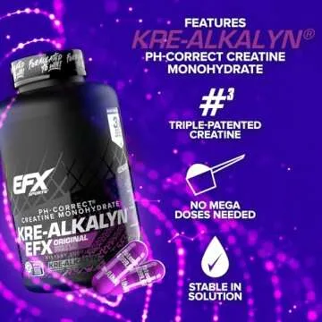 Kre-Alkalyn EFX | pH Correct Creatine Monohydrate | 240 Capsules