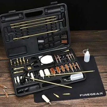 Gun Cleaning Kit Universal Supplies for Hunting Shooting, Handgun Pistol Cleaning Kit for All Guns Elite