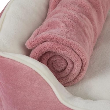 EveryYay Essentials Snooze Fest Dog Bed Bundle in Pink