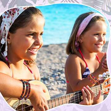 Yinkin 18 Pcs Boho Surfer Bracelet Anklet Adjustable Beaded Anklets Colorful Handmade Braided String Bracelet Beach Boho Jewelry for Women Men