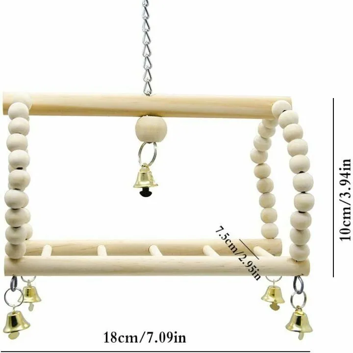 Deloky Bird Swing Chewing Toys for Parrots