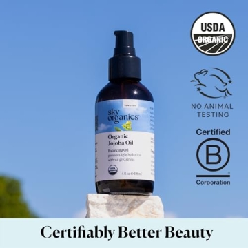 Sky Organics Organic Jojoba Oil for Glowing Skin