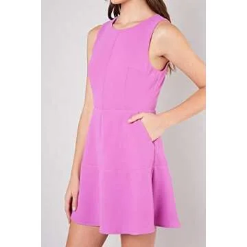 THFB Women’s Fit and Flare Work Dress for Professional Style