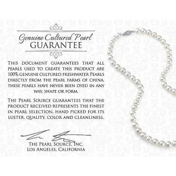 Freshwater Pearl & Cubic Zirconia Earrings - Elegant Gift