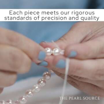 Freshwater Pearl & Cubic Zirconia Earrings - Elegant Gift