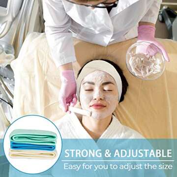 Whaline Spa Headbands - Soft and Adjustable Towel Bands