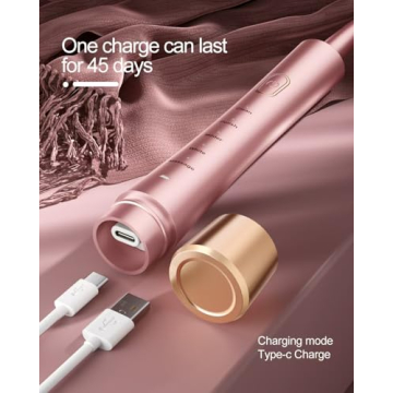 AJELU Sonic Electric Toothbrush with 8 Brush Heads