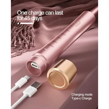 AJELU Sonic Electric Toothbrush with 8 Brush Heads