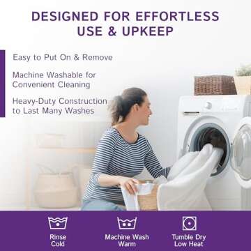 King Size Waterproof Mattress Protector - Allergy Relief Cover