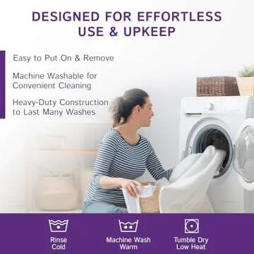 King Size Waterproof Mattress Protector - Allergy Relief Cover