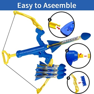 JQTOYD Huge Bow and Arrow Set for Kids Age 8-12
