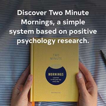Two Minute Mornings: A Journal to Win Your Day Every Day (Gratitude Journal, Mental Health Journal, ...