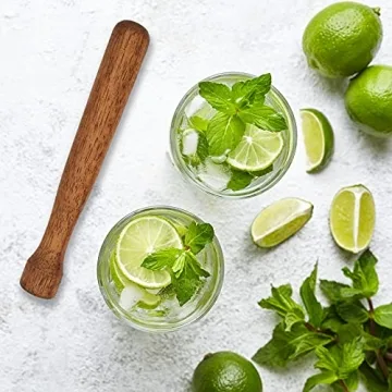 Hudson & Lane Wooden Cocktail Bar Muddler for Perfect Cocktails