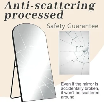 NeuType Arched Full Length Mirror - Stylish Safe Design