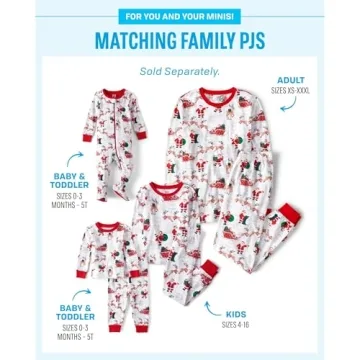 Kids Christmas Pajama Sets - Santa Family Matching