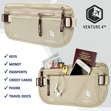 Secure VENTURE 4TH Money Belt for Safe Travels