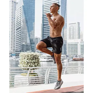 CANGHPGIN Workout Athletic Shorts 7 inch Quick Dry