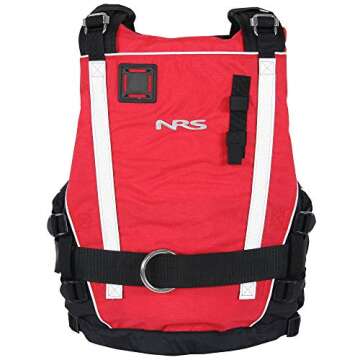 NRS Rapid Rescuer Rescue Lifejacket-Red: Unmatched Safety for Water Adventures