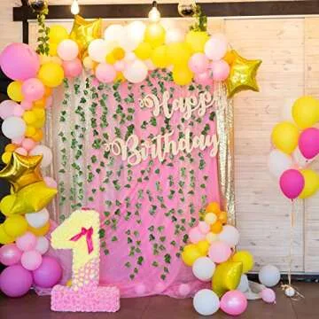 ARTKAIKE Fake Vines for Room Decor(12 Pack 84 Feet) Aesthetic Artificial Plant Ivy Leaves Hanging Greenery Garlands for Home Bedroom Wall Wedding Party Decor