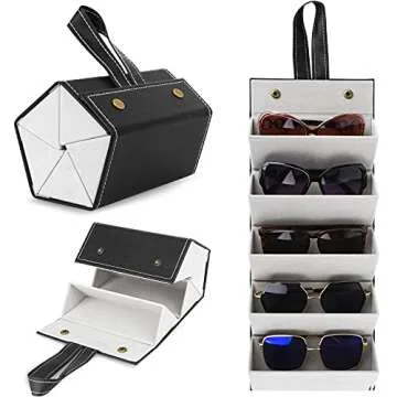 Biovioy Travel Sunglasses Organizer for Eyewear Enthusiasts