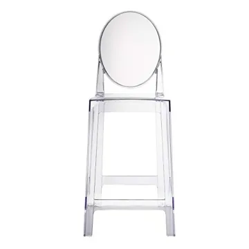 Clear Modern Ghost Bar Stools Set of Four Stylish Seating