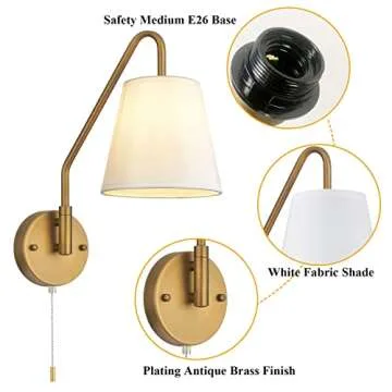 Stylish Hardwired Wall Sconces for Versatile Lighting