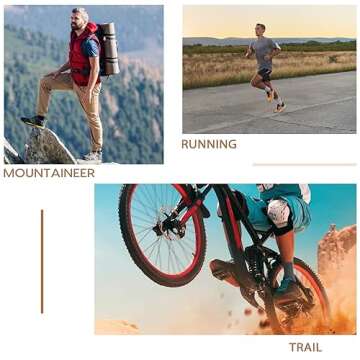 EXCELLENT THERMAL Wool Socks Mens, Winter Thermal Socks for Men, Soft Crew Hiking Socks Warm Mens Socks fit US 7-13(5 Pairs)