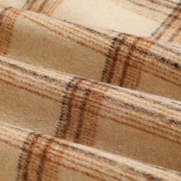 Khaki Skirts for Women High Waisted Fall Winter Pencil Bodycon Short Flannel Tweed Wool Plaid Mini Skirts Dresses Business Work Casual Outfits Clothes(Khaki 01, XS)