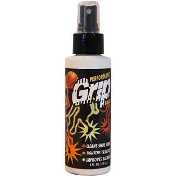 Performance Grip Spray for Basketball Shoes – Shoe Sole Protector Boosts Traction, Cleans & Refreshes Shoe Soles – Shoe Cleaner for Sport Shoes (8 Oz)