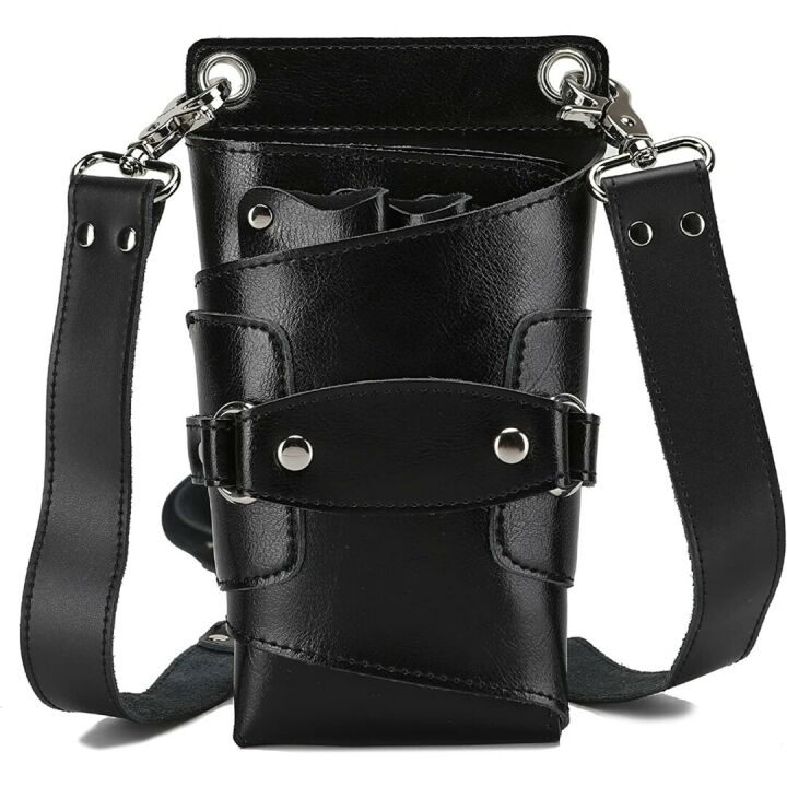 Stylish Leather Scissors Holster for Hair Stylists