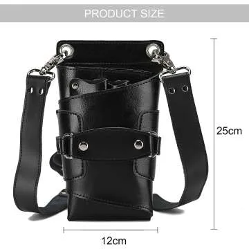 Stylish Leather Scissors Holster for Hair Stylists