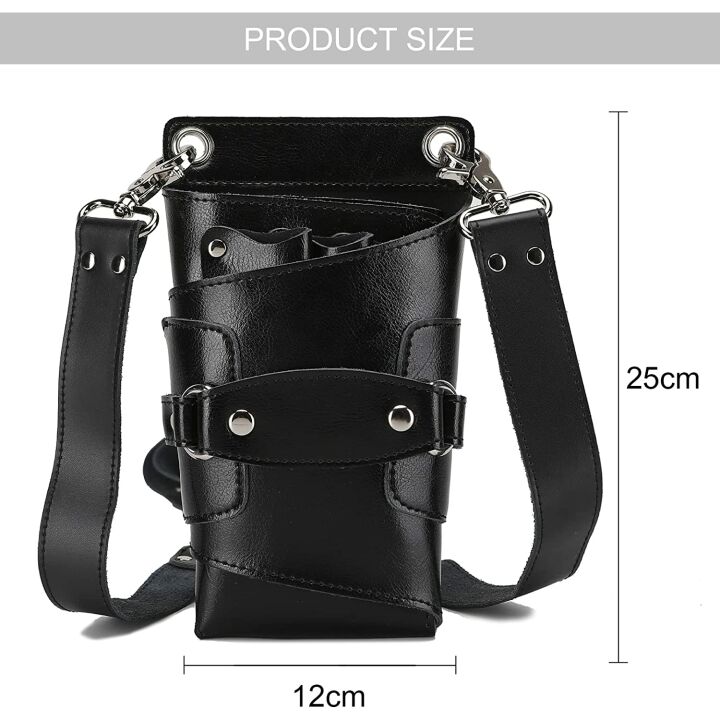 Stylish Leather Scissors Holster for Hair Stylists