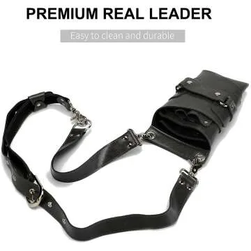 Stylish Leather Scissors Holster for Hair Stylists