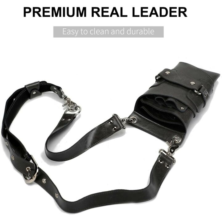 Stylish Leather Scissors Holster for Hair Stylists