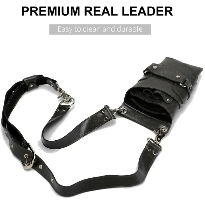 Stylish Leather Scissors Holster for Hair Stylists