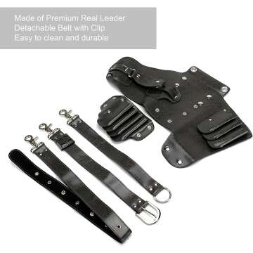 Stylish Leather Scissors Holster for Hair Stylists