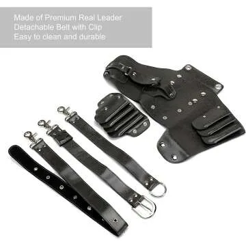 Stylish Leather Scissors Holster for Hair Stylists