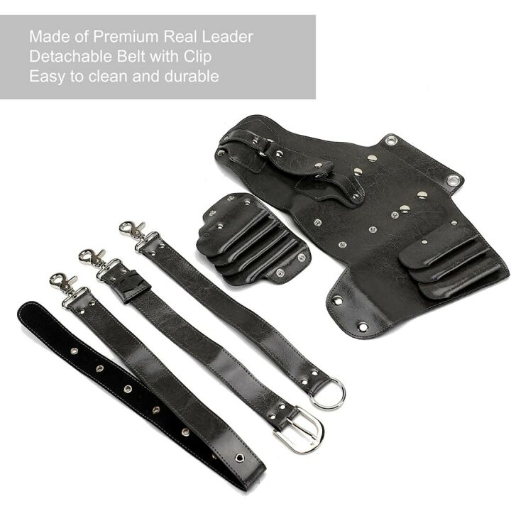 Stylish Leather Scissors Holster for Hair Stylists